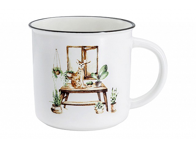 Кружка Любопытный кот 0,38 л