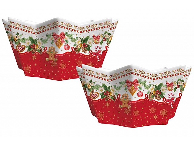 Набор салатников Новогодние сувениры Easy Life 14 см 2 шт