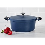 Кастрюля Agile, синяя, 28 см, 6,3 л