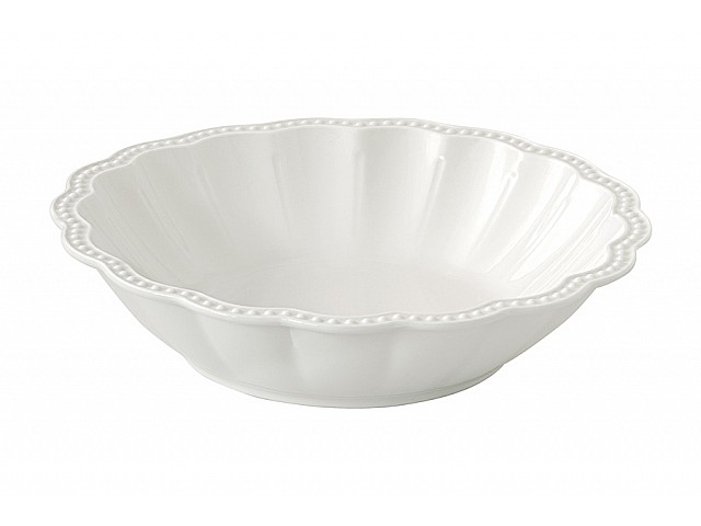 Тарелка суповая Easy Life Elite белая 20 см 650 мл