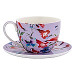 Чашка с блюдцем Пенстемоны, 0,4 л