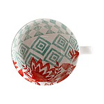 Суповая чашка Alhambra красно-зеленая 13 см 0,54 л