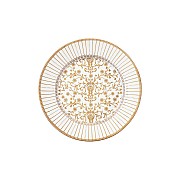 Тарелка закусочная 19 см Golden белая