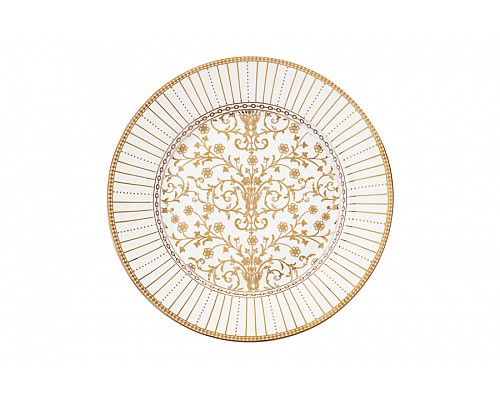 Тарелка закусочная 19 см Golden белая