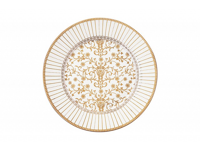 Тарелка закусочная 19 см Golden белая