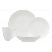 Сервиз обеденный White Basics на 4 персоны 16 предметов белый