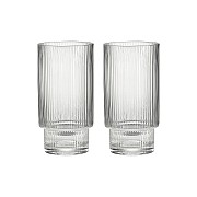 Набор 2 стакана для воды Modern Classic 0,46 л прозрачный 