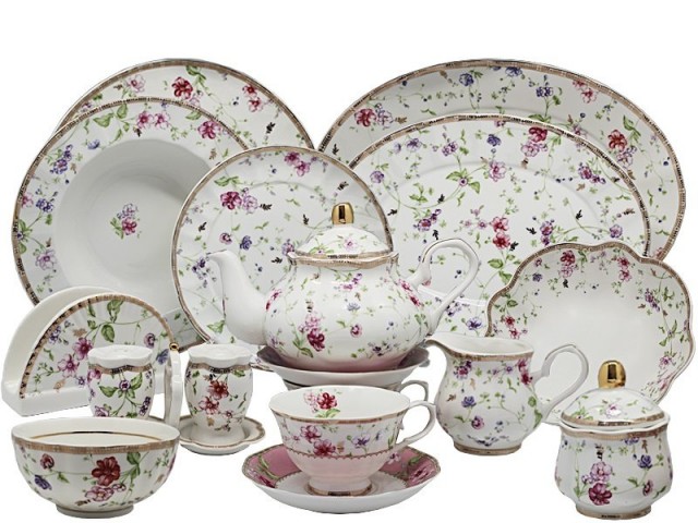 Чайно-столовый сервиз Lenardi Розали на 12 персон 88 предметов