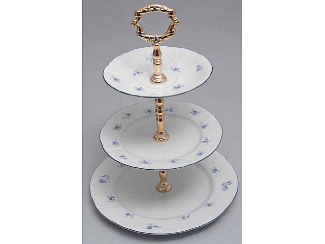 Этажерка (Горка) 3 яруса Бернадотт Синий цветок