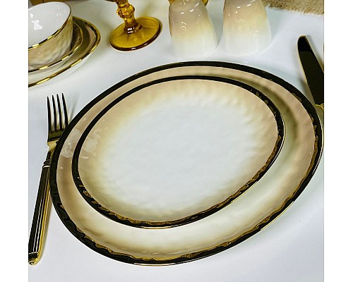 Набор из 2 тарелок 20,5 см Toronto Grey Lenardi