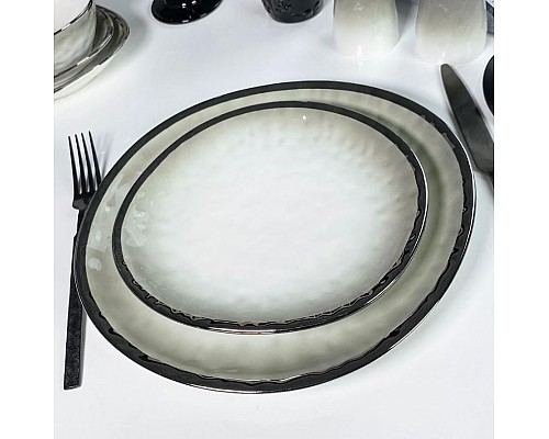 Набор из 2 тарелок 20,5 см Toronto Grey Lenardi