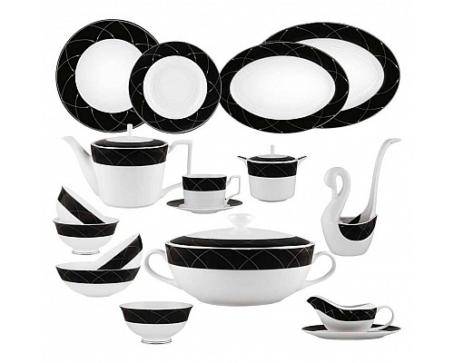 Столово-чайный сервиз Pandora Lenardi на 12 персон 101 предмет