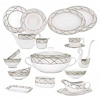 Столово-чайный сервиз Pandora Cream Lenardi на 12 персон 101 предмет