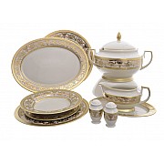 Столовый сервиз Falkenporzellan Imperial Cream Gold 6 персон 26 предметов