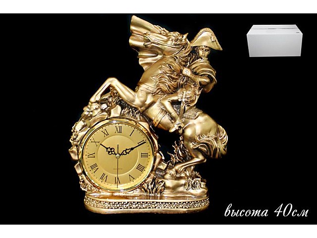 Часы настольные Всадник Lenardi 40 см