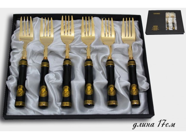 Набор из 6 дессертных вилок Lenardi Kristal de lux