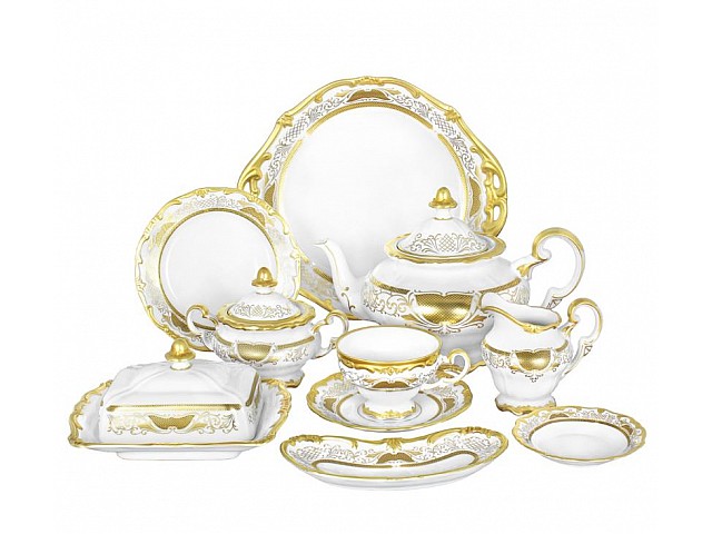 Сервиз чайный Симфония Золотая Weimar Porzellan на 6 персон