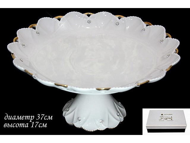 Тортовница на ножке 37 см Миллениум