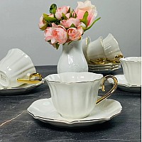 Кофейный набор Камелия Lenardi на 6 персон 12 предметов