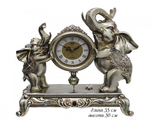 Часы Lenardi настольные Слоны