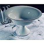 Фруктовница на ножке 25 см Marzipan grey Lenardi