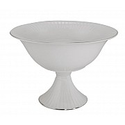 Фруктовница на ножке 25 см Marzipan grey Lenardi
