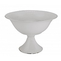 Фруктовница на ножке 25 см Marzipan grey Lenardi