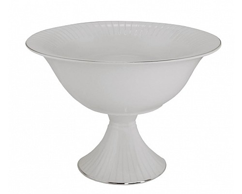 Фруктовница на ножке 25 см Marzipan grey Lenardi Фруктовница на ножке 25 см Marzipan grey Lenardi