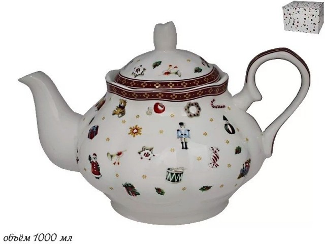 Чайник заварочный Новогодний Lenardi 1 л