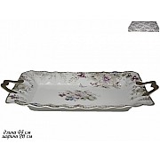 Блюдо Lenardi Хризантемы 43 см с ручками