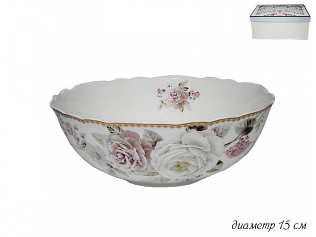 Салатник 15 см Пионы Lenardi