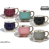 Чайный набор Lenardi Нежность разноцветный 240 мл 12 предметов