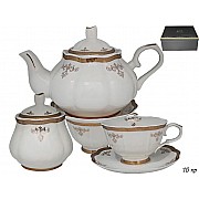 Чайный сервиз на 6 персон 16 предметов Ампир Lenardi