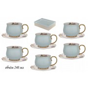 Чайный набор Нежность Lenardi синий 12 предметов