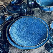 Круглое блюдо Aquamarine Lenardi 30 см