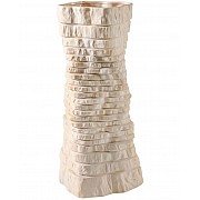 Ваза 34 см Эфиопия Lenardi бежевая