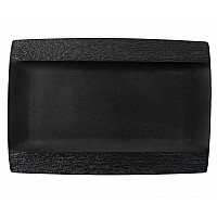 Прямоугольное блюдо 36 см Эфиопия Lenardi черное