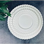 Набор из 6 тарелок 26 см Bamboo Lenardi рифленые