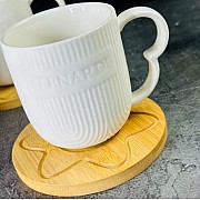 Чайный набор на 6 персон 12 предметов чашки 300 мл Bamboo Lenardi