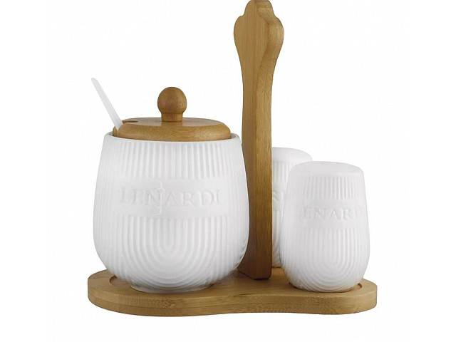 Набор для специй с сахарницей Bamboo Lenardi