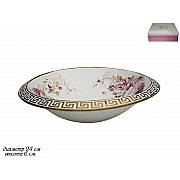 Круглое блюдо Мраморная Lenardi 24 см