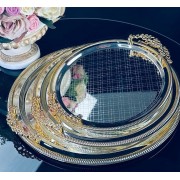 Набор из 3 круглых блюд 30 см,34 см и 40 см Steel Lenardi