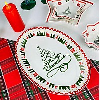 Набор из 2 овальных блюд 35,5 см Новогодний Lenardi Набор из 2 овальных блюд 35,5 см Новогодний Lenardi