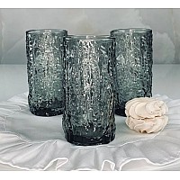 Набор из 6 стаканов 340 мл Glass Color Lenardi серый