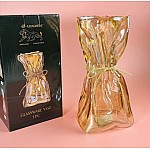 Декоративная ваза для цветов 30 см Fiore Lenardi янтарная