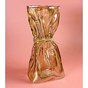 Декоративная ваза для цветов 30 см Fiore Lenardi янтарная