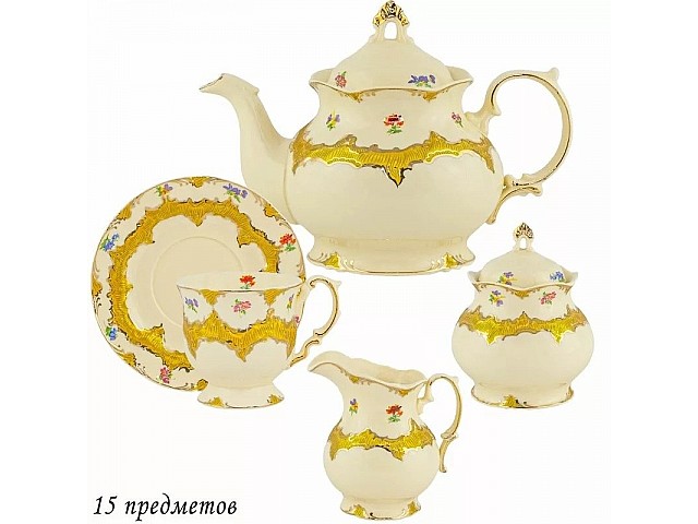 Чайный сервиз Lenardi Оливия 15 предметов