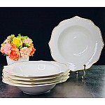 Набор из 6 глубоких тарелок 22 см Magnolia Gold Lenardi