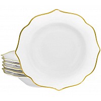Набор из 6 глубоких тарелок 22 см Magnolia Gold Lenardi