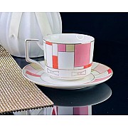 Чайный набор Cube Lenardi на 6 персон 12 предметов зеленый